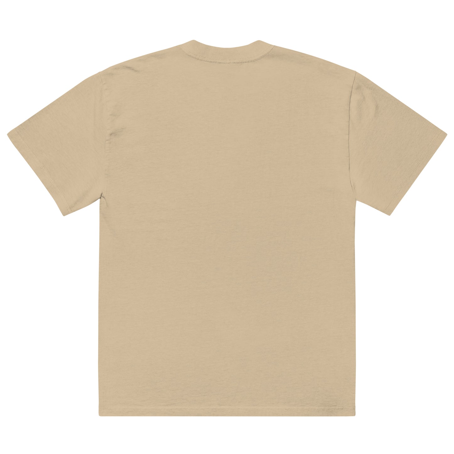 Camiseta Trippy oversize beige